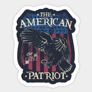 The american patriot Sticker